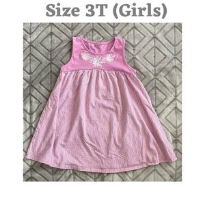 Pink Floral Kids Dress